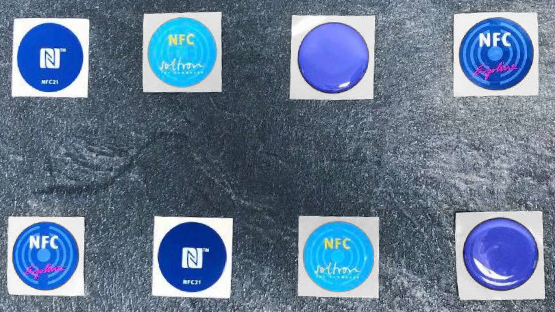 Typische Materialien für NFC-Tags