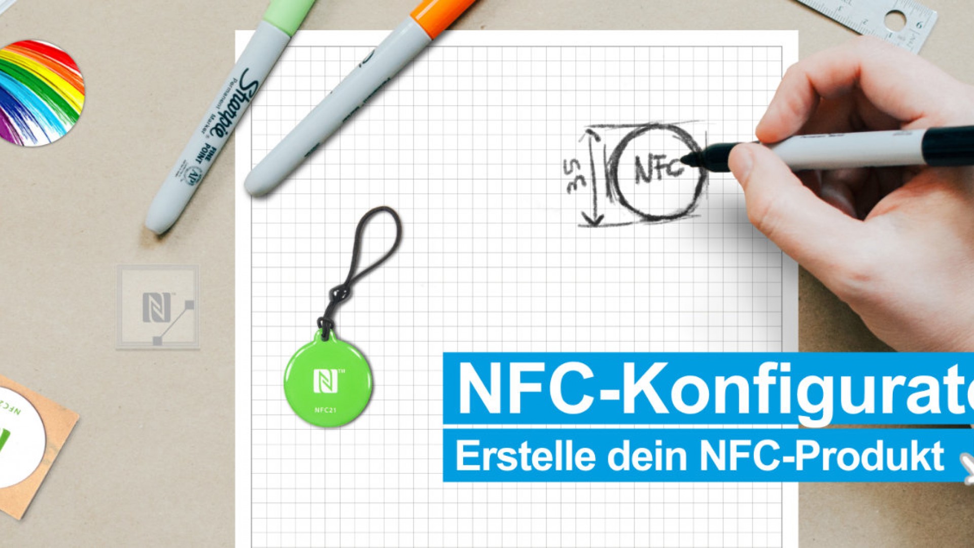 Individuelle NFC-Tags gestalten - Unser NFC Konfigurator