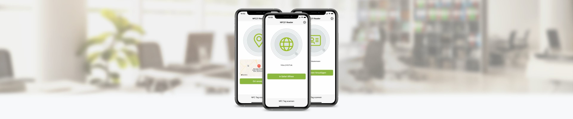 NFC21 Reader für iOS - NFC-Tags mit dem iPhone auslesen